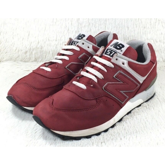 new balance 576 red leather